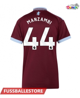 Günstige Aston Villa Johan Manzambi #44 Heimtrikot Damen 2026-27 Kurzarm